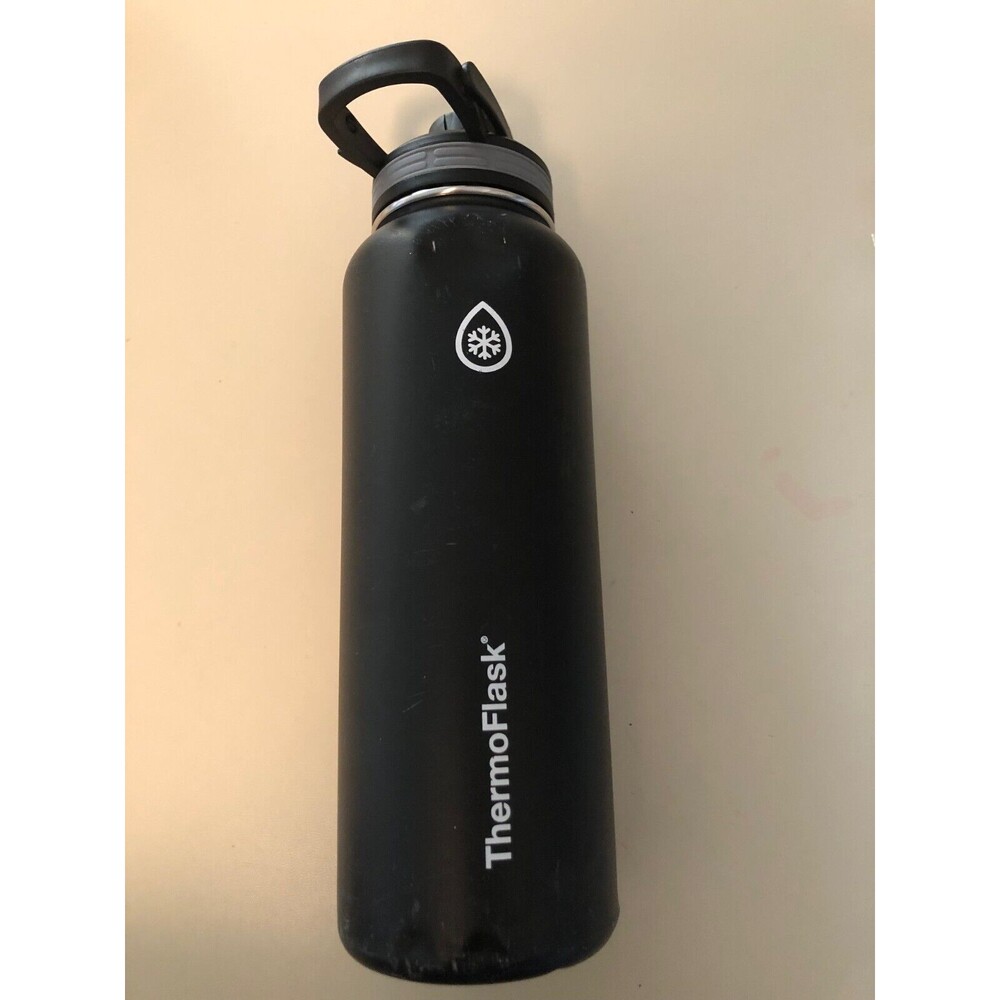 Thermoflask Insulated Stainless Steel Grey 40oz Beverage Bottle‎